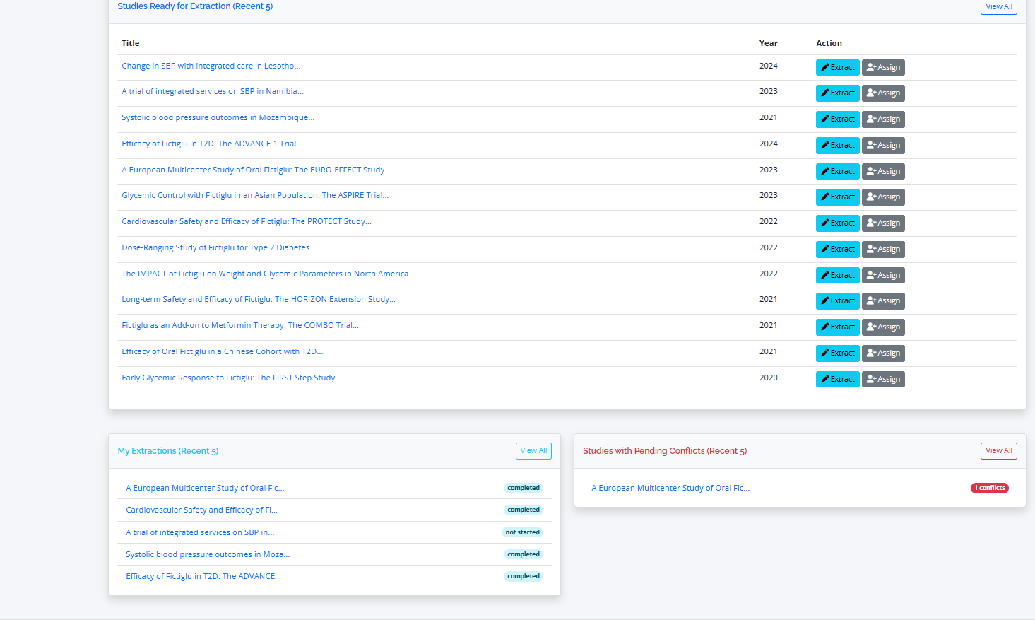 Customizable Data Extraction Forms