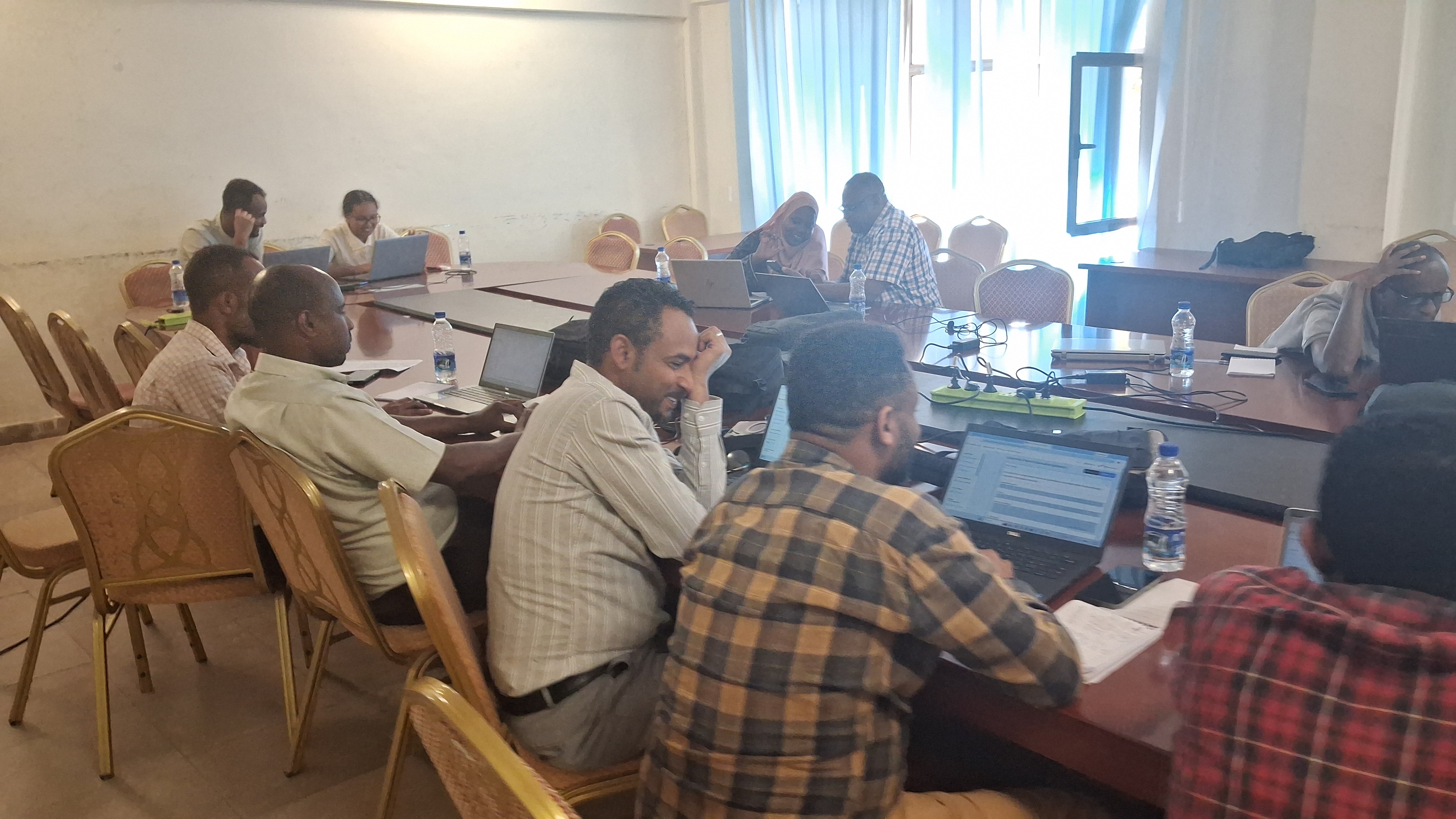 Practical session at Harari Regional Health Bureau