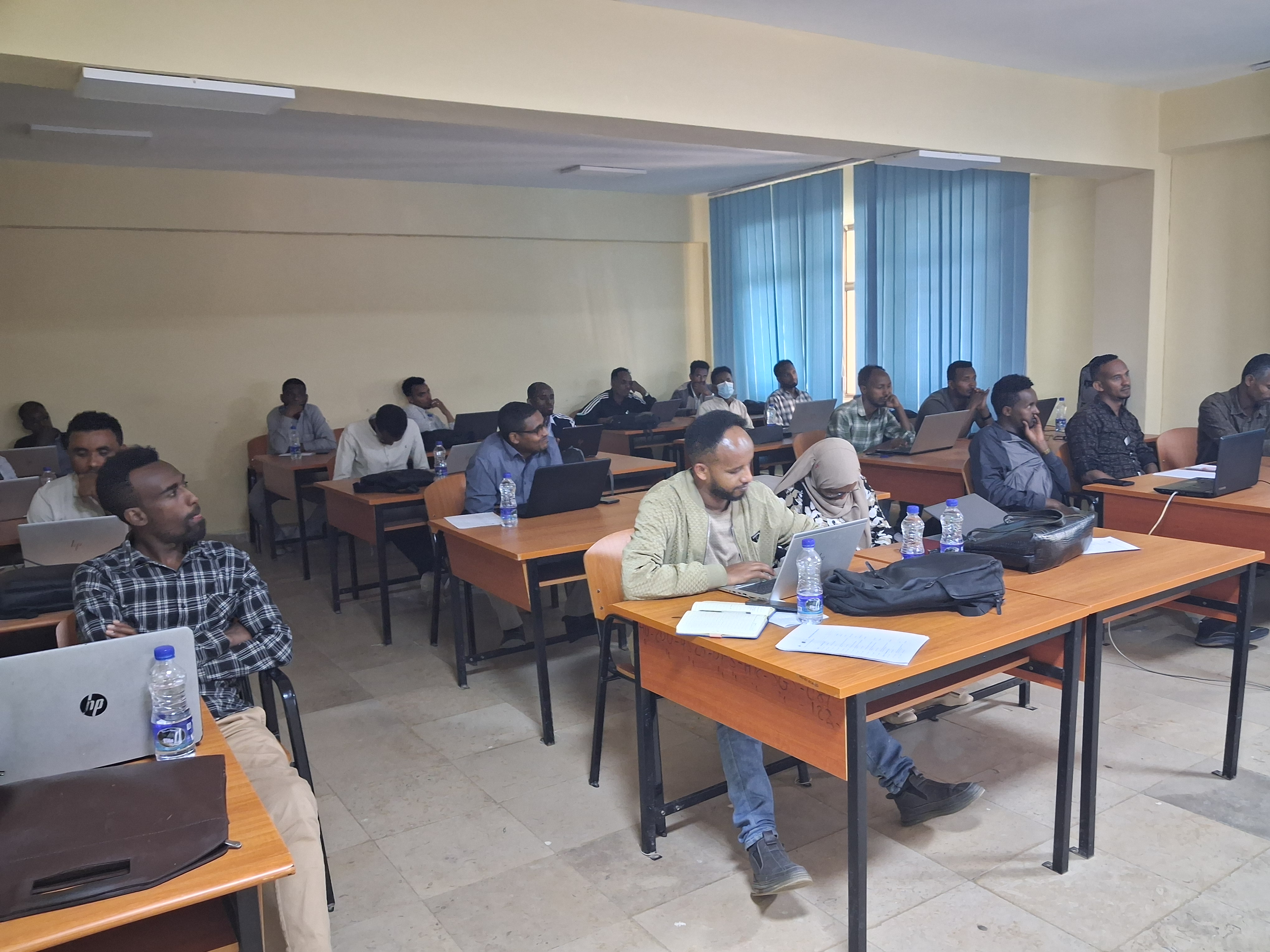 Practical session at Haramaya Universiry 