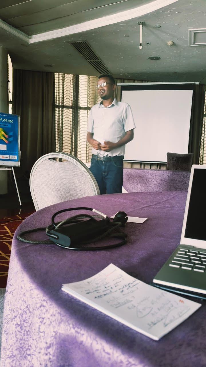 Presenting RevProHub to the national working group as a potential platform for training in Ethiopia