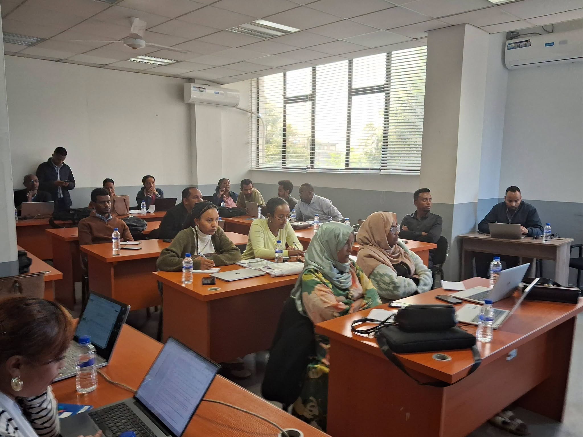 First cohort training at CPD Center, College of Health Sciences, Addis Ababa University.